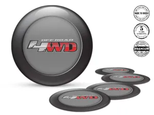 Wheel Badge Sport Premium Domed Racing Style